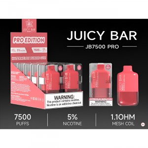 Juicy Bar Pro 7500 Puffs 5% Disposable - 10ct Display**